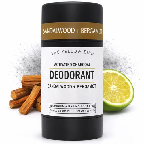 Vista 7 de Desodorante de magnesio para hombres y mujeres, desodorante natural, fabricado en Estados Unidos, sin aluminio y bicarbonato de sodio. Protección