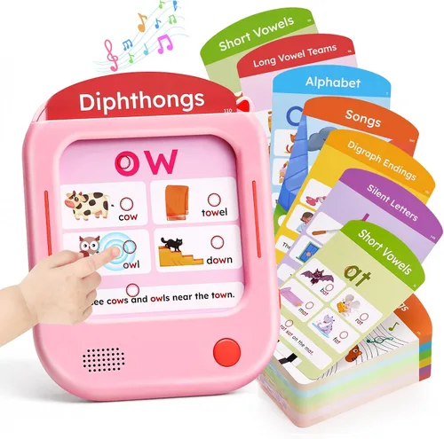 Vista 12 de JoyCat - Tableta de aprendizaje bilingüe para niños, 106 tarjetas parlantes español-inglés