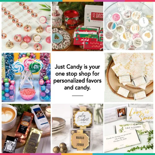 Vista 7 de Barras de caramelo personalizadas para baby shower de 12 quilates (paquete de 12) para invitados