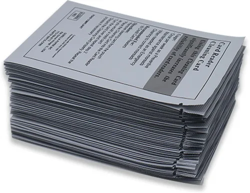 Vista 5 de Cabezal magnético presaturado de tarjetas de limpieza, paquete de 50 unidades (lado dual)