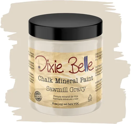 Vista 31 de Pintura para muebles con acabado de tiza Dixie Belle Paint Company - Amatista (4oz) - Pintura mineral de tiza chic púrpura profundo mate