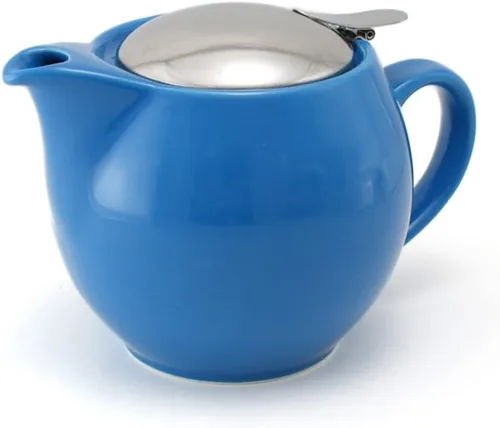 Vista 12 de ZERO JAPAN - Tetera redonda de 15 oz (450 cc) con tapa SLS e infusor de tomate