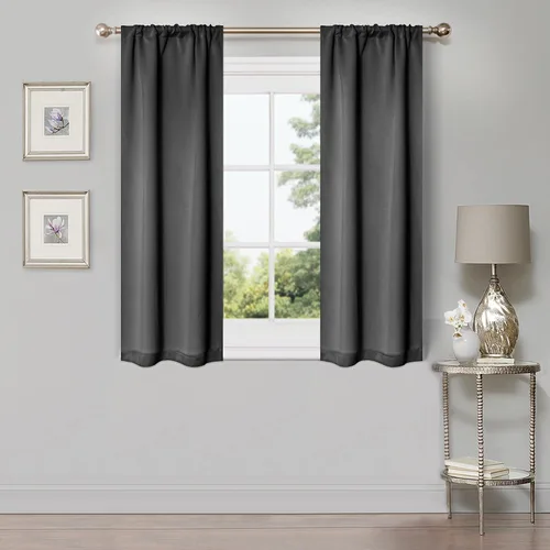 Vista 59 de Superior Cortinas Opacas, Oscurecimiento de Habitación, Dormitorio, Cortinas, Cocina, Acentos de Ventana de Sala de Estar, Bloqueo Solar, Térmico