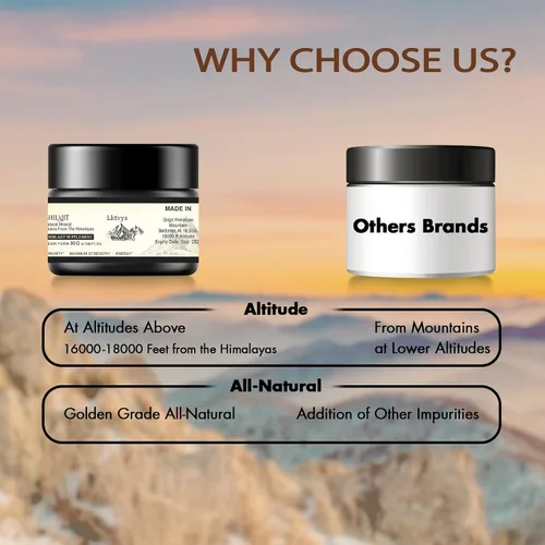 Vista 4 de Shilajit Orgánico, 1.06 oz de resina Shilajit, fuente del Himalaya, rica en ácido fúlvico, 100% puro y natural para apoyo inmunológico y aumento