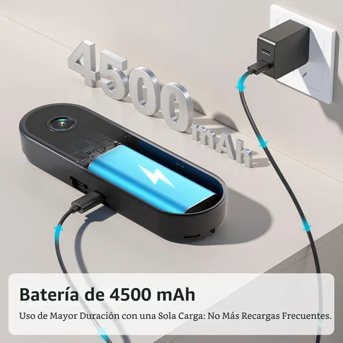 Vista 9 de Cámara de timbre de puerta de 2K HD con batería, inalámbrica con timbre de anillo, timbre de video inteligente con comunicación bidireccional