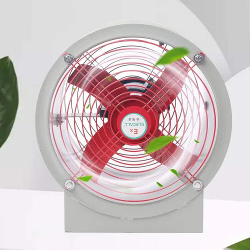 Vista 4 de Ventilador de tubo cilíndrico de 16 pulgadas, ventilador axial, ventilador axial de 1450 rpm, ventilador de alta velocidad, ventilador