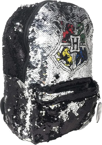 Vista 4 de Mochila Harry Potter con lentejuelas cepilladas