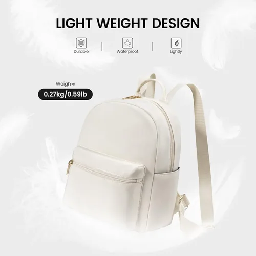 Vista 7 de LOVEVOOK Mini mochila pequeña y linda mochila de moda para niñas y mujeres Light