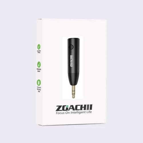 Vista 7 de Adaptador auxiliar Bluetooth 5.4 para automóvil, receptor
