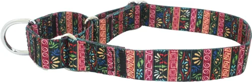 Vista 35 de Collar de perro de nailon resistente, collar ajustable de martingala para perros para caminar y entrenamiento para perros machos y hembras perros