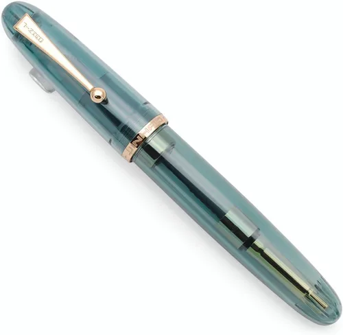 Vista 19 de Pluma estilográfica Jinhao 9019 serie Dadao con convertidor de tinta de alta capacidad (negro, punta media de 0.7mm)