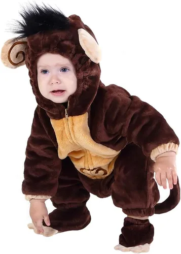 Vista 4 de HSCTEK Baby Monkey Onesie Costume 0-24Month