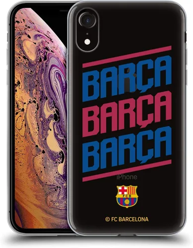 Vista 80 de Head Case Designs Funda de gel con licencia oficial del FC Barcelona con logotipo y patrón de Forca Barca [protección de grado militar] compatible