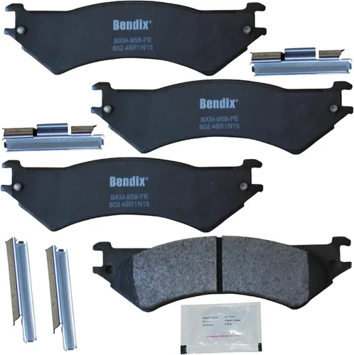 Vista 250 de Bendix Priority1 CFC154 - Juego de pastillas de freno de disco para Avanti II, Century, LeSabre, Regal, Riviera, chasis comercial, DeVille