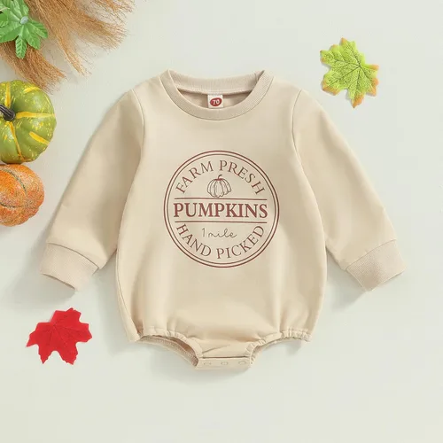 Vista 21 de Adobabirl Traje de Halloween para bebé, sudadera de fantasma, calabaza, mameluco, suéter de gran tamaño, lindo para otoño e invierno