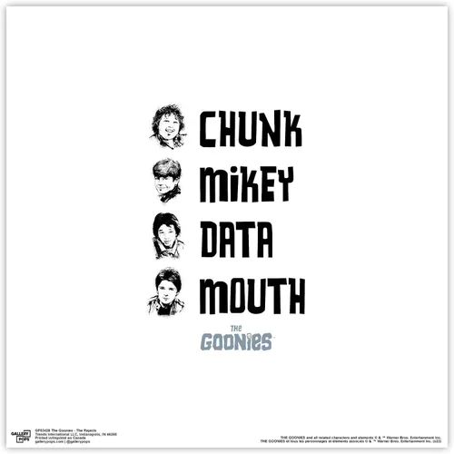 Vista 9 de Trends International Gallery Pops The Goonies - Póster de pared de The Rejects, 12.00 x 12.00 pulgadas, versión de marco negro