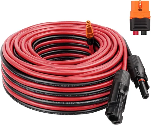 Vista 11 de MOOKEERF Cable solar a XT60i – 2 piezas de panel solar de 2 pies a XT60i adaptador adaptador cable de extensión para estación de energía portátil
