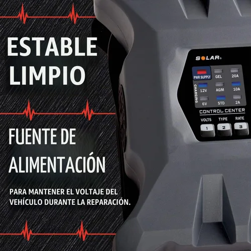 Vista 5 de Clore Automotive PL2320, cargador inteligente completamente automático de 20 amperios, cargador de batería de 6V y 12V, mantenedor de batería