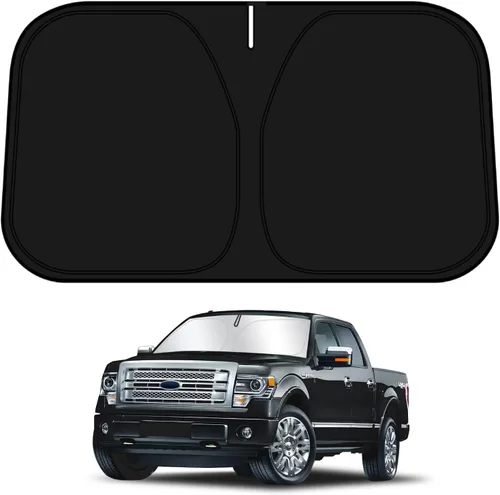 Vista 12 de D-Lumina - Parasol plegable para parabrisas para Chevy Silverado 1500 de 1999-2006, accesorios para camioneta de cabina extendida, parasol