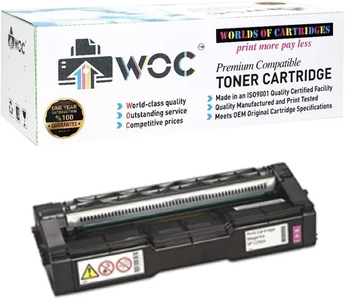Vista 9 de WOC Compatible Toner Cartridge Replacement for Ricoh 407653 / Type SP C252HA (Black) for Use in SP C252 / SP C262