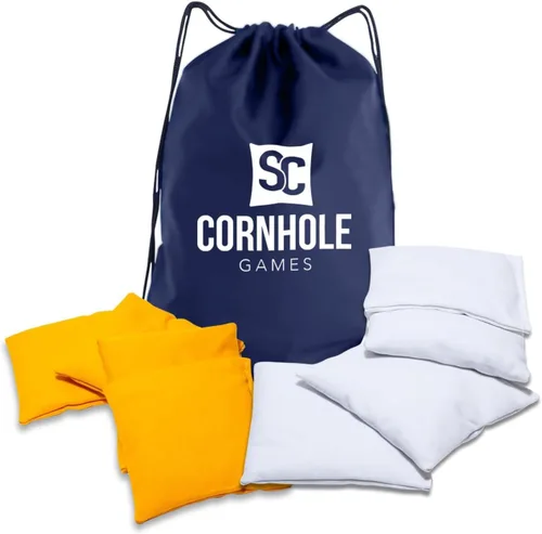Vista 34 de Bolsas de cornhole resistentes al clima (juego de 8) - Tamaño/peso profesional de regulación (16 oz) - Uso en tableros de cornhole profesionales