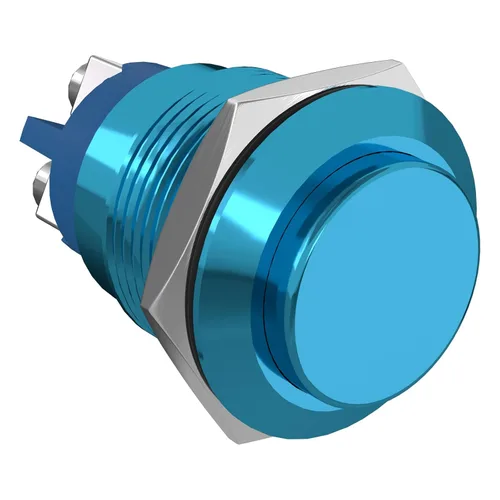 Vista 6 de STARELO 16 mm 5/8" Interruptor de botón momentáneo redondo alto 250 V de CA 5 A 12 V 36 V de CC 2 A 1NO SPST impermeable con carcasa de aluminio