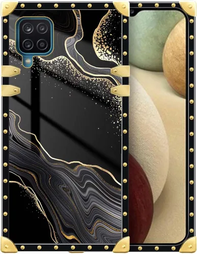 Vista 111 de Funda compatible con Samsung Galaxy A03S 4G, TPU suave de lujo y parte trasera de policarbonato duro para niñas y mujeres, funda protectora a prueba