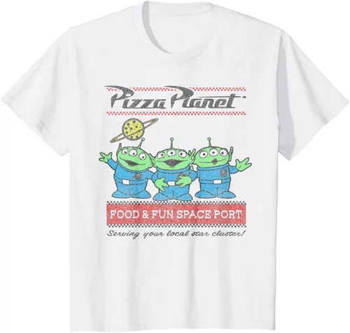 Vista 16 de Disney Pixar Toy Story Pizza Planet Aliens Camiseta