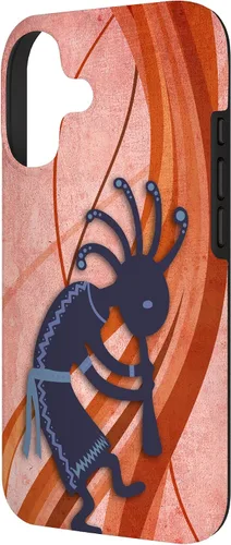 Vista 2 de Native American Kokopelli - Old School 2 - Fan Fun Case for iPhone 17