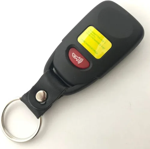 Vista 2 de Funda de repuesto para llavero con 3 botones de pánico para Hyundai Elantra Sonata Accent, Kia Optima, sin llave, llave remota (4 botones)