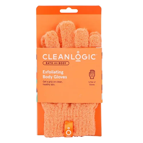 Vista 2 de Clean Logic - Guantes elásticos para baño y ducha, paquete de 1