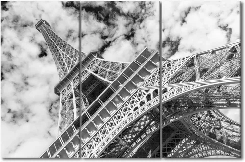 Vista 38 de Impresión fotográfica de paisajes oceánicos en blanco y negro, obra de arte en lienzo de paisaje marino, estirado y enmarcado, lienzo de ojo