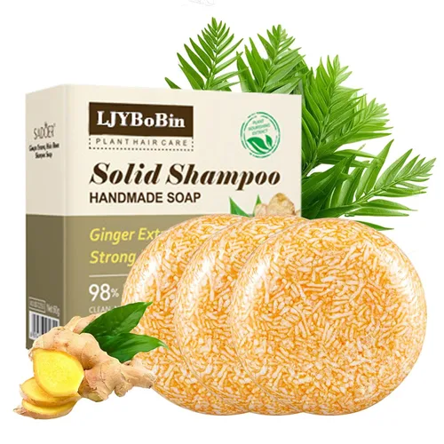 Vista 8 de 3 barras de champú para oscurecer el cabello, barra de champú oscuro para cabello gris, jabón de champú para hombres y mujeres