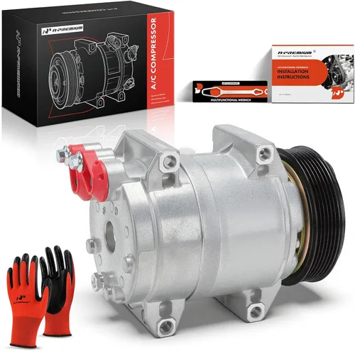 Vista 10 de A-Premium Compresor de A/C con embrague compatible con Volvo XC90 2003-2006, S60 2001-2009, XC70 2003-2007, S80 1999-2006, V70 2001-2007
