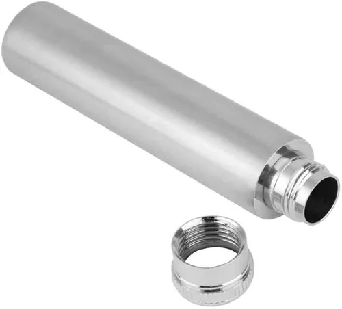 Vista 7 de TOPINCN Mini frasco de cadera, tubo de licor de bolsillo de acero