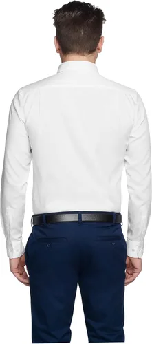 Vista 2 de Tommy Hilfiger Cuello de botón sólido de ajuste regular para hombre