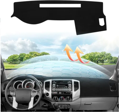 Vista 19 de CARTIST Cubierta de tablero Compatible con Toyota 4Runner 2010-2023 2024 Cubierta de tablero para 4Runner Accesorios Alfombra antideslizante