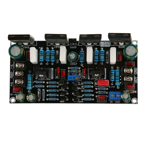 Vista 6 de Placa de amplificador de potencia mono de 200 W, módulo de tablero de amplificador de potencia digital de alta potencia A1943 C5200, placa