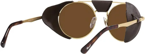 Vista 8 de Persol PO2496SZ - Gafas de sol redondas DoradoMarrón polarizado