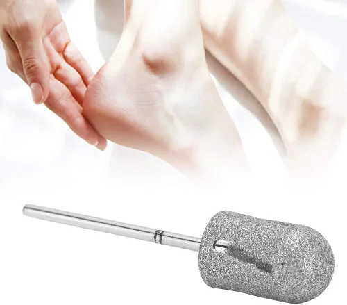Vista 9 de Broca de cono de pedicura, pedicura de acero inoxidable, pedicura, callos de pie, lijado, cabeza, pies, limar las uñas para pulir y reparar la piel
