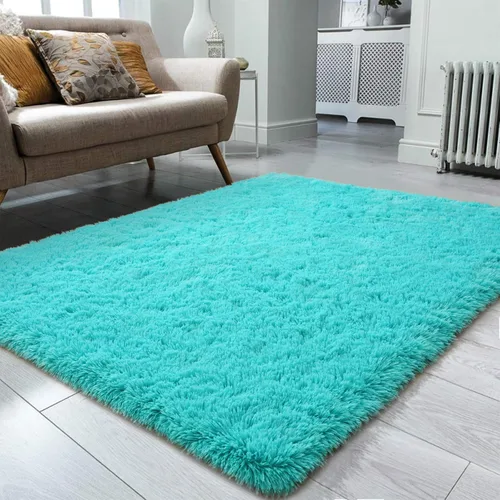 Vista 39 de Ompaa Alfombra Esponjosa, Alfombras de Área Súper Suaves y Peludas para Dormitorio y Sala de Estar - 6' x 9' Alfombra Grande de Felpa Peluda Shag