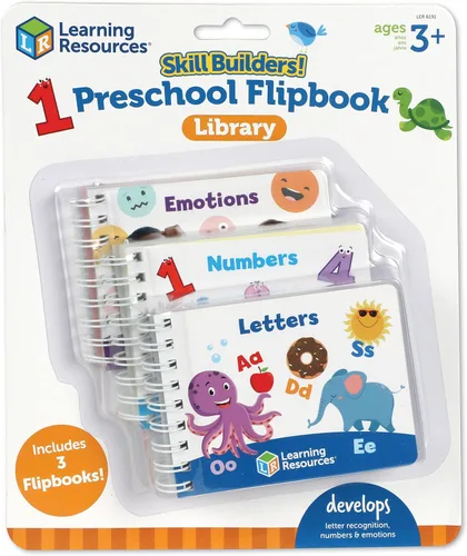 Vista 8 de Learning Resources ¡Constructores de habilidades! Biblioteca de flipbook de primer grado - 3 piezas, a partir de 6 años, actividades de matemáticas