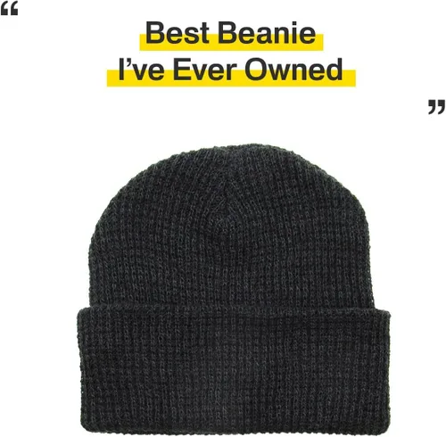 Vista 5 de KBETHOS Cómoda colección de gorros suaves y holgados de algodón de punto acrílico para invierno, cálido sombrero de esquí holgado unisex varios