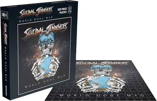 Vista 3 de RockSaws - Suicidal Tendencies World Gone Mad (rompecabezas de 500 piezas)