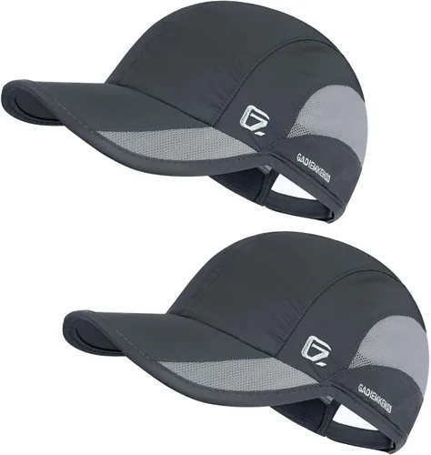 Vista 16 de GADIEMKENSD Sombrero de correr al aire libre malla transpirable 2PACK