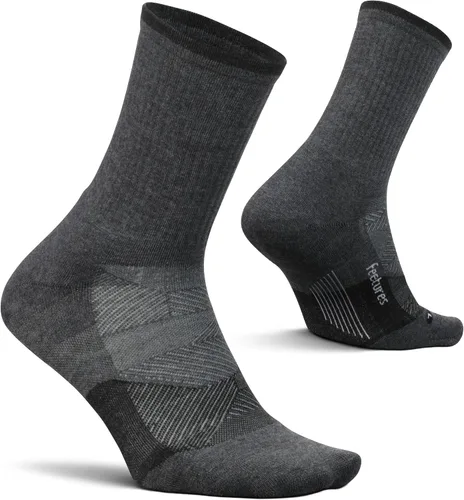 Vista 17 de Feetures Calcetines Elite Light Cushion Mini Crew Negro (3 pares)