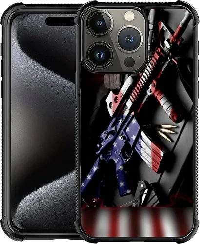 Vista 817 de Funda compatible con iPhone 15, diseño de elefantes africanos, diseño increíble a prueba de golpes, antiarañazos, carcasa trasera de policarbonato