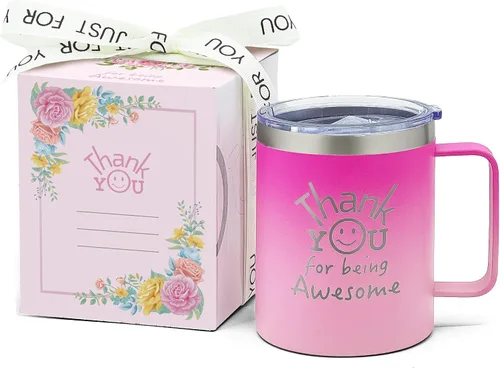 Vista 11 de DLOCCOLD Regalos de agradecimiento para hombres por ser impresionante taza para compañeros de trabajo, día de cumpleaños para mujeres