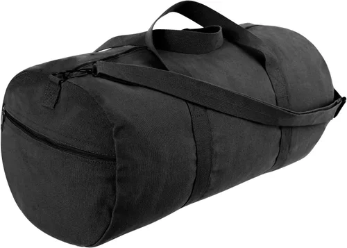 Vista 3 de Rothco Bolsa de Lona de Servicio Pesado para el Hombro Tipo Duffle - Bolsa Resistente de Equipo de Gimnasio y Viaje Negro