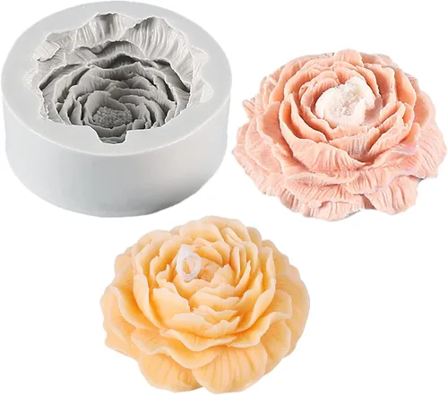 Vista 25 de 2 Piezas Pequeño Molde de Girasol de Silicona para Decoración de Fondant, Chocolate, Caramelo, Pastel, Vela, Jabón, Hornear, Pasta de Polímero